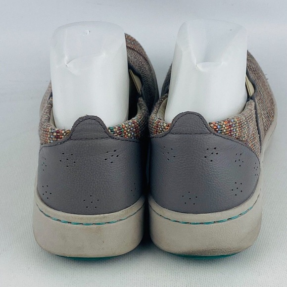 Womens 38 US 7.5-8 Dansko Belle Slip‎ On Sneakers Textured Canvas Striped Shoes - Picture 5 of 11